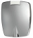 Osculati 15.248.07 - Встраиваемый палубный душ New Edge Ø70x40,5мм с лейкой Boris и ПВХ шлангом 4м в белом корпусе с хромированной крышкой