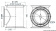 Osculati 02.043.04 - Тоннель LEWMAR для кормового подруливающего устройства Ø 300 мм 