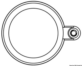 Osculati 17.342.07 - Латунная шайба с креплением для провода массы, для штуцеров 2"