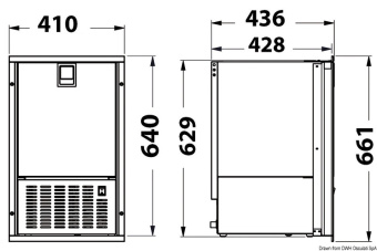 Osculati 50.840.04 - Генератор льда ISOTHERM White Ice Inox 230 В