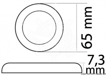 Osculati 13.441.12 - Накладной светодиодный светильник Procion, 12/24 В, с выключателем 