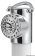 Osculati 15.254.01 - Кнопочный душ из хромированной латуни и пластика с ПВХ шлангом 4 м