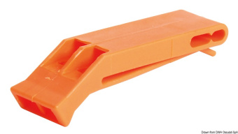 Пластиковый оранжевый стандартный свисток для спасательных жилетов