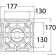 Osculati 48.707.11 - WAVERIDER пьедестал телескопический 440/570 мм 