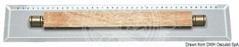 Osculati 26.142.50 - Плексигласовая рейсшина с миллиметровой шкалой, 450 мм 