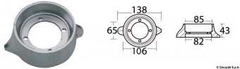Osculati 43.530.11 - Магниевый кольцевой анод для Sail Drive Ø 105 мм 