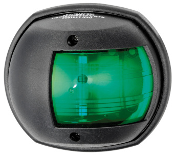 Osculati 11.410.02 - Бортовой огонь Sphera Design Classic 12 зелёный 112,5° 12 В 10 Вт 100 x 50 x 88 мм в чёрном корпусе