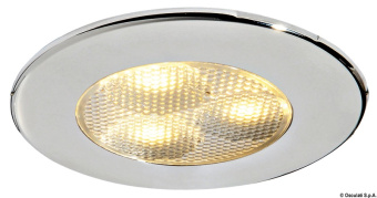Osculati 13.447.21 - Встраиваемый LED светильник Atria 12/24В 8.4Вт 500Лм белый свет без выключателя