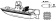 Osculati 46.503.03 - Брезент серый для открытых судов с центральным расположением рулевой стойки/мостика с ветровым стеклом 427/488 x 210 см 300D 