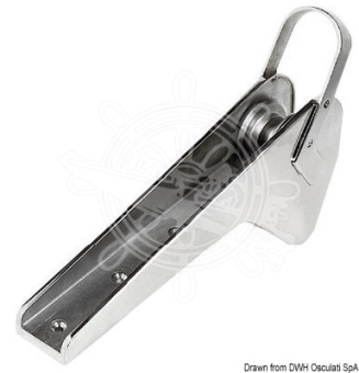 Osculati 01.341.98 - Роульс самоблокирующий для якоря до 20 кг из нержавеющей стали 590 x 78 x 235 мм