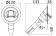 Osculati 15.470.11 - Душ Saturn с вертикальным смесителем белый