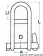Osculati 08.764.05 - Такелажные скобы с замком-защелкой с перекладиной 5 мм 
