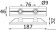 Osculati 43.254.70 - Цинковый анод-пластина Yamaha 6U4-45251-00 187x46x32 мм