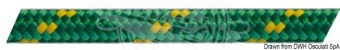 Osculati 06.476.06 - Трос двойного плетения слаборастягивающийся из полиэфира высокой прочности Зеленый 6 мм 
