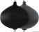 Osculati 33.302.02 - Тканевый надувной кранец FENDERTEX сферической формы S70 черный Osculati