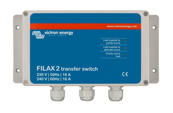 Victron Filax-2 Transfer Switch 110V/50Hz-120V/60Hz - SDFI0000110