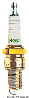 Osculati 47.558.39 - Свеча зажигания NGK LFR6A-11 (2 шт)