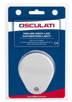 Osculati 11.037.05 -Навигационные огни Mouse Deck для судов до 20 м двухцветный 112,5° + 112,5° 