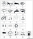 Osculati 14.199.22 - Клавиша выключателя Marina R с подсвечиваемым символом Раскрытие трапа по длине