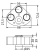 Osculati 13.639.05 - Подводный светодиодный светильник для кормовых площадок, транцев и корпусов 12/24 В RGBW