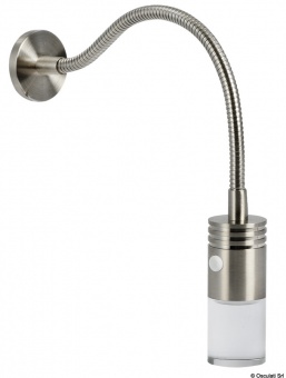 Osculati 13.236.92 - Светодиодный светильник на гибком держателе для изголовья кровати/чтения карт 