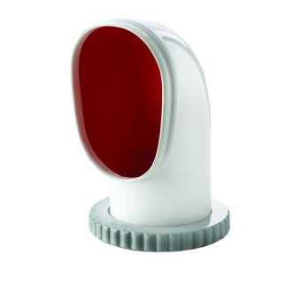 Vetus CHINOOK Cowl ventilator type Chinook, silicone with red interior, Ø 100 mm (incl. synthetic deck ring and nut)