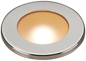 Osculati 13.488.12 - Встраиваемый LED светильник Polis 12/24В 2Вт 170/40Лм белый + красный свет c выключателем