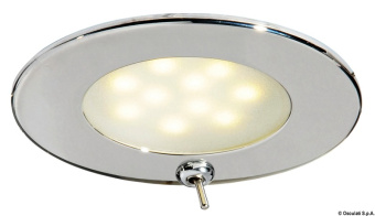 Встраиваемый светодиодный светильник Atria 12/24В ⌀70 мм с выключателем