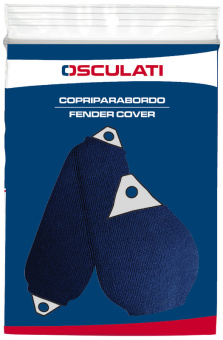 Osculati 33.500.03 - Чехол из износостойкой полипропиленовой ткани F3 для кранцев с проушиной 210/230 x 740/780 мм и со сквозным тросом 210/230 x 630/680 мм темно-синий 