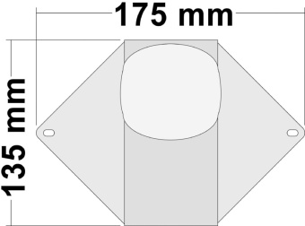 Osculati 13.243.87 - Топовый огонь с палубным фонарем Utility светодиоды HD 4 Вт для судов до 12 м