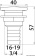 Osculati 20.275.19 - Вентиляционная головка топливного бака под шланг Ø20мм прямая из хромированной латуни