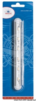 Osculati 13.197.23 - Технический противоударный светильник Slim Mini 12 В 1.8 Вт 