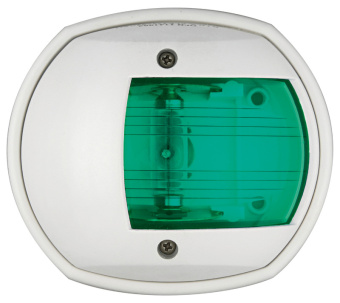 Osculati 11.410.12 - Бортовой огонь Sphera Design Classic 12 зелёный 112,5° 12 В 10 Вт 100 x 50 x 88 мм в белом корпусе