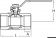 Osculati 17.557.02 - Бронзовый шаровой полнопроходной кран GUIDI с двумя внутренними резьбами и рычагом 1/2" Osculati