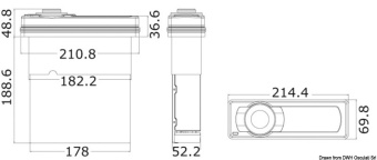 Osculati 29.548.91 - AQUATIC AV пульт дистанционного управления (AQ-WR-5F)