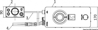 Osculati 66.447.05 - Электрический компрессор SCOPREGA с пультом дистанционного управления GE 22 RC Osculati