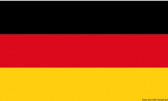 Osculati 35.454.04 - Флаг Германии гостевой 50x75 см 