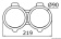 Osculati 48.429.81 - Раздвижной держатель для стекла / чашки / банки 2/4 чашки 