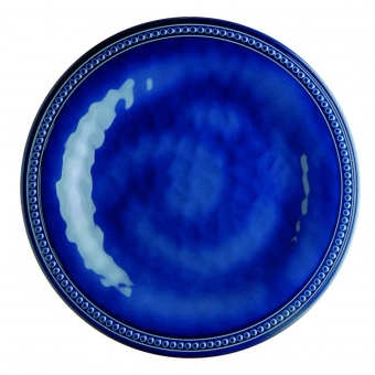 Тарелка плоская круглая Marine Business Harmony Blue Ø27 см