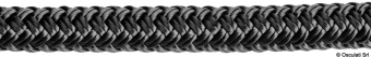 Osculati 06.469.05 - Сверхпрочный трос двойного плетения из 12 прядей мягкого полиэстера Черный 5 мм (200 м.)
