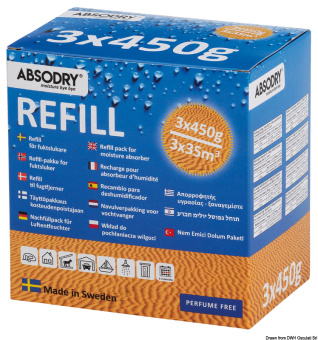 Osculati 52.153.04 - ABSODRY сменные блоки 3 x 450 г