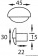 Osculati 13.887.04 - Встраиваемый светодиодный светильник для дежурного освещения BATSYSTEM Steeplight, 12/24В, хромированный корпус, синий свет 