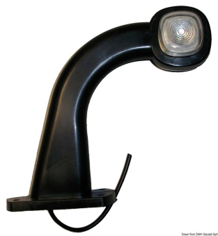 Osculati 02.022.10 - Боковой светодиодный габаритный фонарь под углом 90°
