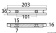 Osculati 43.254.10 - Цинковый анод-планка Yamaha/Mariner/Selva 6H1-4525103 для моторов 25-100 л.с. 203x36x16 мм
