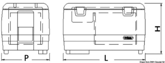 Osculati 50.832.32 - Компактный портативный холодильник/морозильник ISOTHERM с верхней загрузкой Travel Box 12/24 - 240 В 30 л 