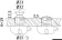 Osculati 38.181.03 - Ручка-кнопка с кольцом из хромированной латуни 32x17,5 мм толщина стенки до 19 мм (2 шт)
