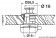 Osculati 38.182.09 - Кнопка + кольцо из хромированной латуни, плоская версия, 16 мм 