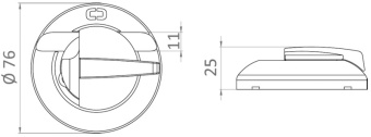 Osculati 40.160.10 - Фиксатор тросов Smash Lock 76 мм от 6 до 10 мм