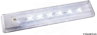 Osculati 13.340.16 - Накладной 12 LED светильник Labcraft Trilite HD 12 12В 3Вт 320Лм корпус из метакрилата с выключателем