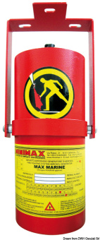 Osculati 31.606.00 - Система Аэрозольного Пожаротушения Max Marine 70